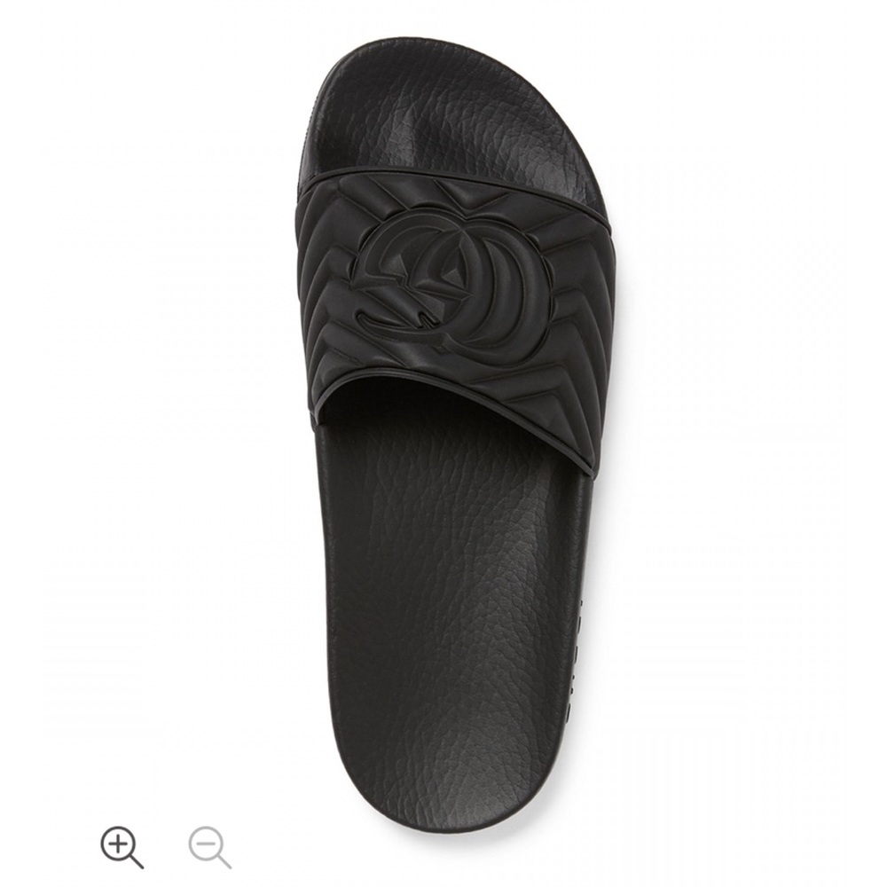 Gucci Women's Matelasse Rubber Slides